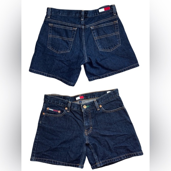 90s Tommy Jeans Denim Shorts Classic Vintage 1990s Y2K Tommy Hilfiger - Picture 2 of 11